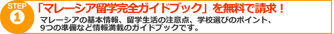 マレーシア留学完全ガイドブック無料進呈 マレーシア留学完全ガイドブック無料進呈